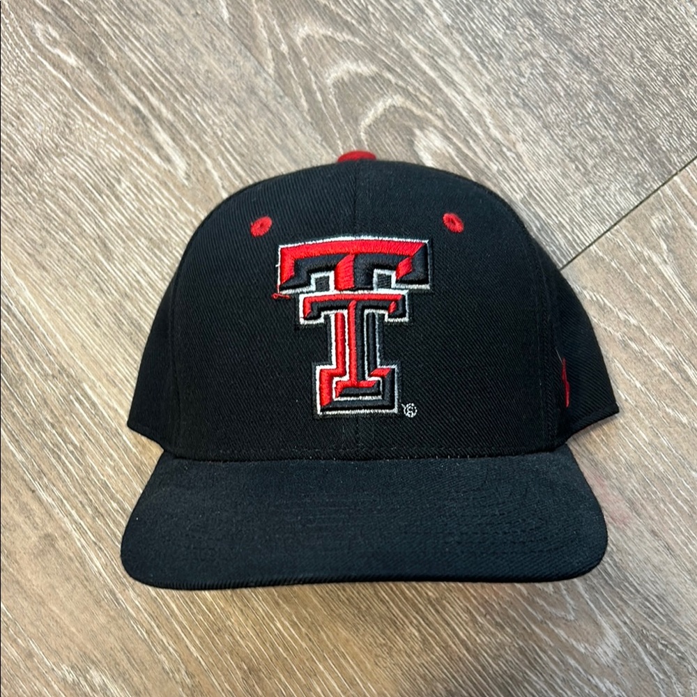 Texas Tech Black fitted hat